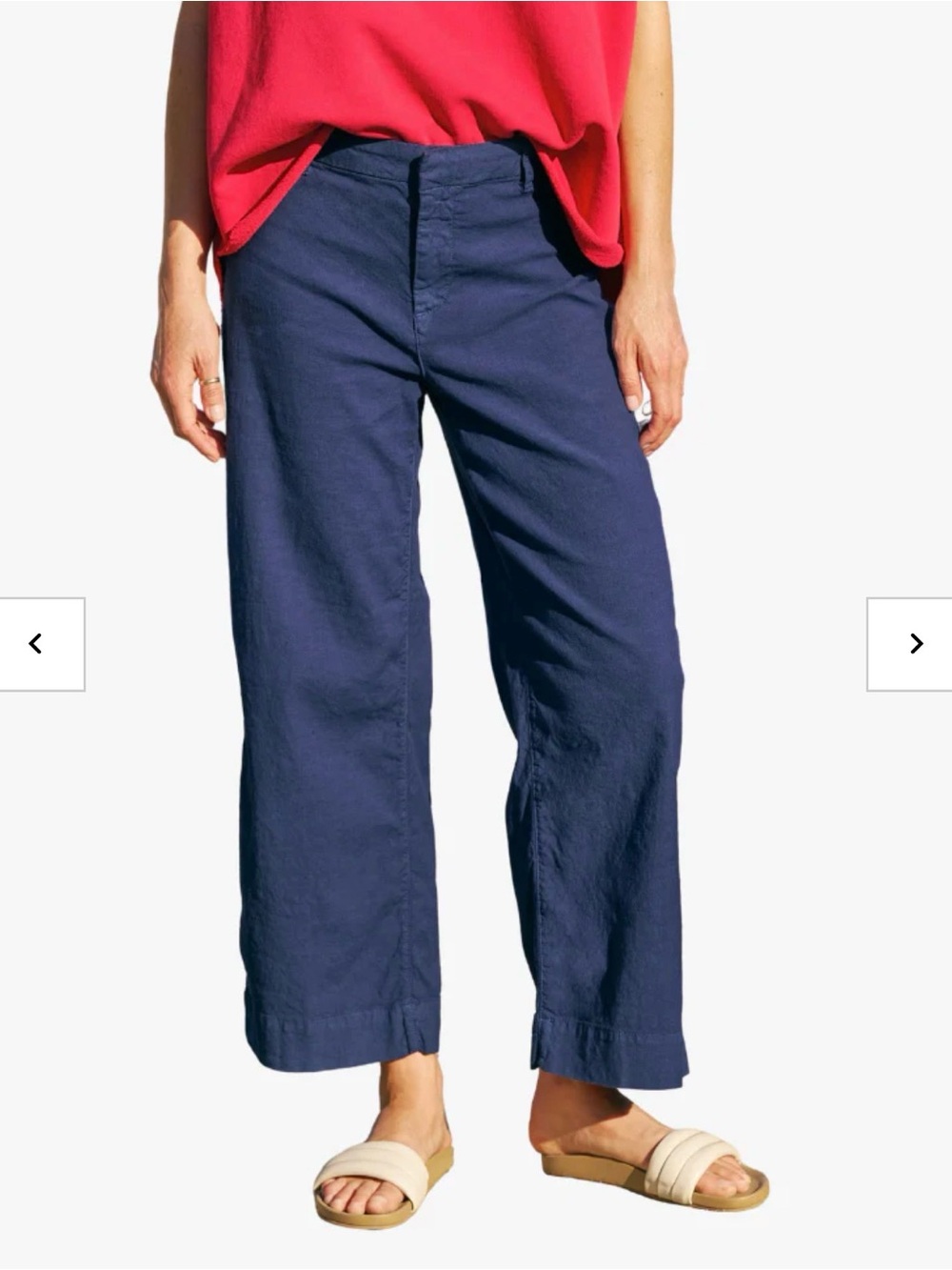 Frank & Eileen Wexford The Trouser in Summer Navy